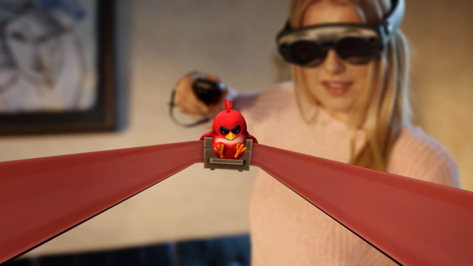 Angry Birds First Person Slingshot